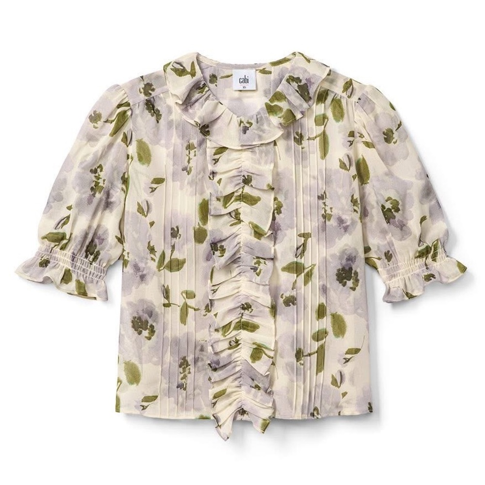 cabi Printed Cherish Blouse